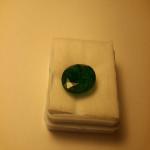 5,60 Ct Természetes Ovális smaragd drágakő tanúsítvánnyal